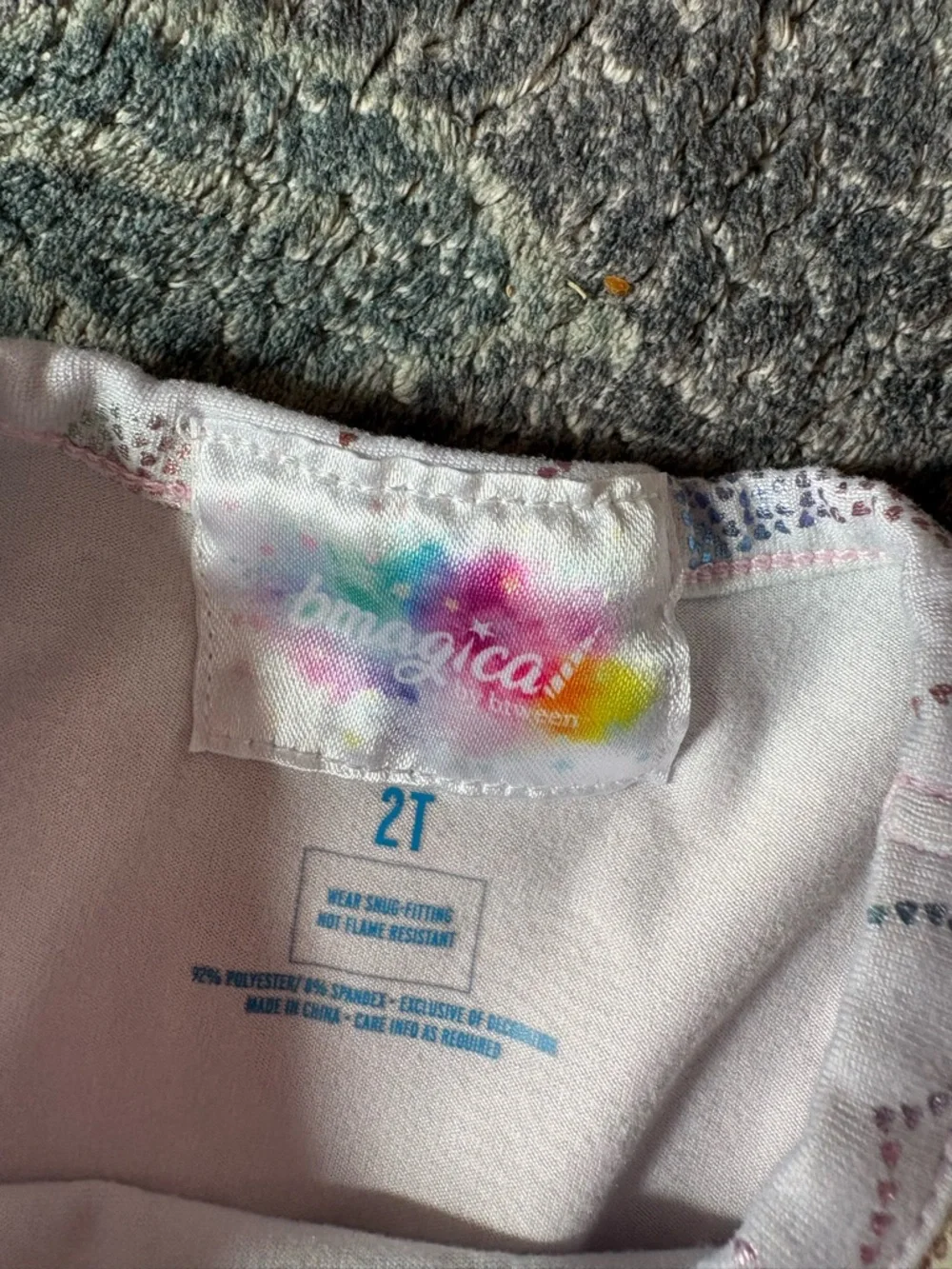 btween Pastel Rainbow Heart Two-Piece Set - Picture 3 of 3